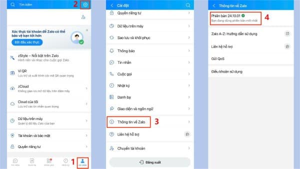 Hãy cập nhật phiên bản Zalo mới nhất để trải nghiệm tốt hơn